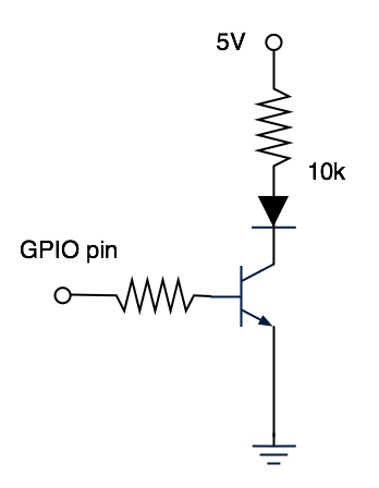 Level shifter for the led driver